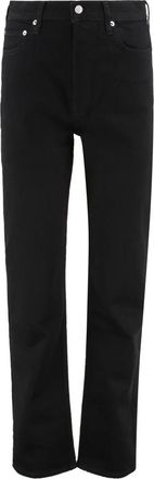 A Gold E Jeans, Dames, Zwart, W25, Katoen, Cinque tasche jeans met smalle taille