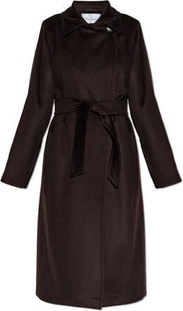 Max Mara Abrigo de lana Manuela - Coats - Mujer - Marr&oacute;n - 2XS
