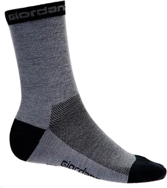 Giordana Merino Tall Cycling Socks Gray M