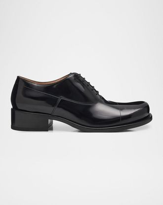 The Row Mens Kai Leather Derby Shoes