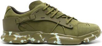 Camper Karst panelled sneakers - men - Recycled Polyester/Recycled Polyester/Polyethylene vinyl acetate (PEVA)/Calf Leather - 40 - Green