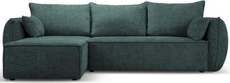 BLOOMINGLOFT 4-Sitzer Ecksofa Eris mit Bettfunktion, Eckteil links