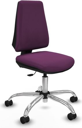 Piqueras y Crespo Piqueras Y Crespo - Elche Cp Similpiel Morado Base Cromada Ruedas Nailon 65mm