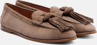Aquazzura Freddie suede loafers