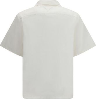 Prada Mens White Cotton Shirt