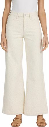 Dear John Denim Fiona High Rise Wide Leg Jeans In Wheat Lace