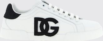 Dolce & Gabbana Sneakers Portofino Light Dolce & Gabbana in pelle con patch monogram DG
