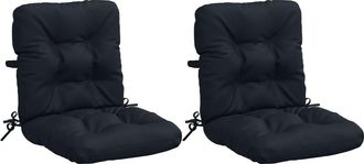 vidaXL Cojines Para Sillas De Respaldo Alto En 2 Piezas Vianen 2 Pcs Vidaxl