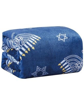 Luxury Home Hanukkah Throw Blanket