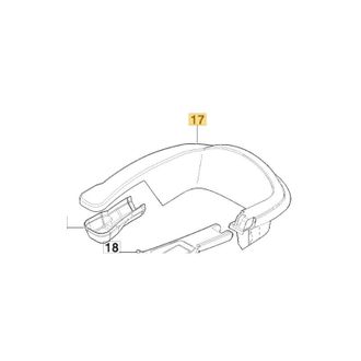 STIGA Sports Copertura bracciolo destro ORIGINALE STIGA trattorino Gyro 700e 337110406/0