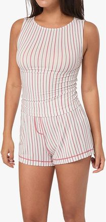 WeWoreWhat Boatneck Tank in Cloud Grey at Nordstrom, Size X-Large