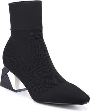 Ninety Union Sidney Block Heel Sock Bootie in Black at Nordstrom Rack, Size 11