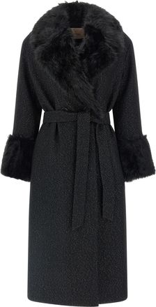 Twin-Set Lamé Thread Coat