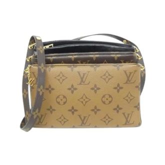 Louis Vuitton Pre-owned Canvas Cross Body Bag - Dames - Pre-owned - Bruin - Maat: ONE Size