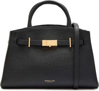 DeMellier The Small Hudson Grained Leather top Handle bag - Black - One Size
