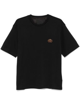 Tシャツ・カットソー PRADA SET OF THREE BLACK COTTON T-SHIRTS Prada Set of three black cotton T-shirts from $594.58 - on