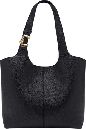 Coccinelle C-Easy Large Tote - Dames - Shoppers - Zwart - ONE Size - Katoen - Tassen