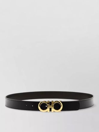 Ferragamo adjustable length belts smooth finish