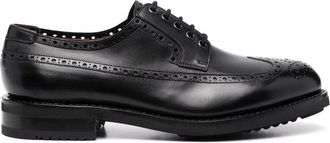 Ferragamo Mens Black Oxfords & Derbys, US Size 11.5