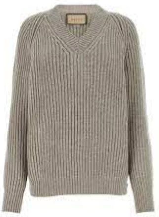 Gucci Mujer, Jerseys, Gris, Talla: M