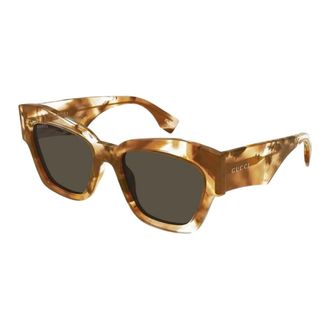 Gucci Gg2150S 003 Sunglasses - female - Gucci - Sunglasses - Brown - 55 MM - Accessories