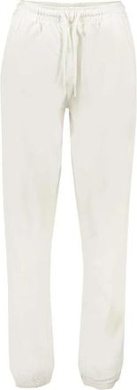 North Sails Elegante Katoenen Broek met Hoge Taille - Dames - Sweatpants - Wit - L - Katoen - Broeken