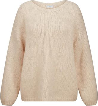 Riani Pullover - Dames - Ronde hals truien - Beige - S - Truien & Vesten