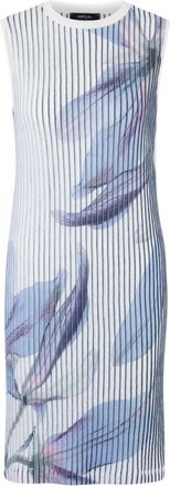Marc Cain Kleedjes, Dames, Veelkleurig, 2Xl, Katoen, Gebreide fijne gebreide jurk