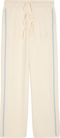 Casablanca Casablanca Striped Wool and Cashmere-blend Sweatpants - Cream - XL