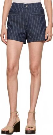 Sanctuary Voyage High Waisy Shorts In Luna Stripe
