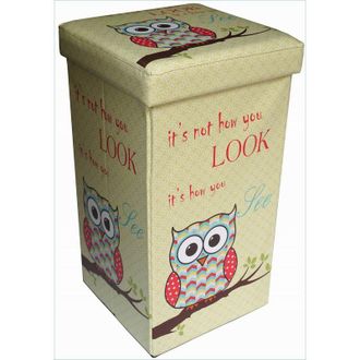 Biscottini International Biscottini - Puf Contenedor Recerrable De Simil Cuero