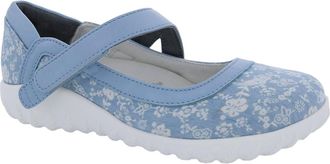 Drew Womens Rainbow Mary Jane Shoe In Blue Flower