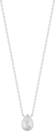 Glaze Jewelry Silver Cz Necklace