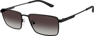 Emporio Armani EA2169 30018G Mens Sunglasses Black Size 57