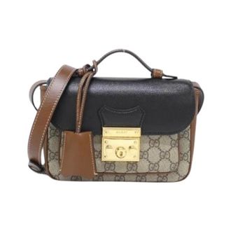 Gucci Pre-owned Cross Body Bags, female, Beige, Size: ONE SIZE Pre-owned GG Supreme Shoulder Bag