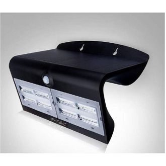 Trade Shop Trade Shop Traesio - Trade Shop - Faretto Led Externo Con Solare Pannello Sensore Moviment Crepuscolare 7w