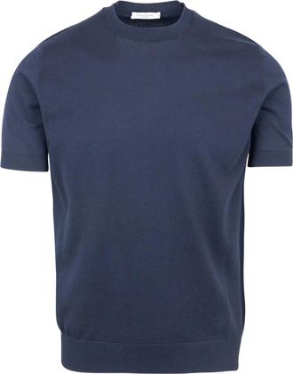 Paolo Pecora Katoenen T-shirt - Blauw