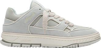 Axel Arigato Handcrafted Nubuck Sneakers with Panelled Upper