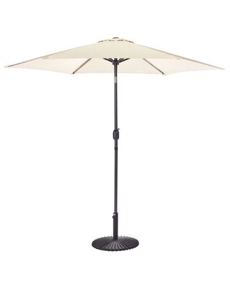 Beliani Sombrilla recta 266 cm beige claro