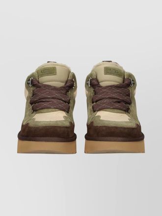 UGG suede leather low-top sneakers