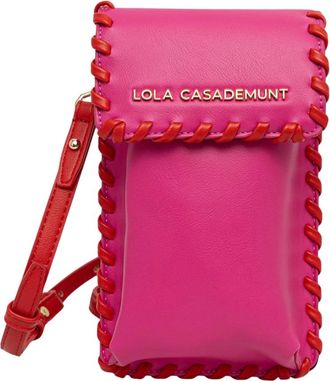 Lola Casademunt Portacellulare con finiture a contrasto - - Accessories - Donna - Rosa - ONE SIZE
