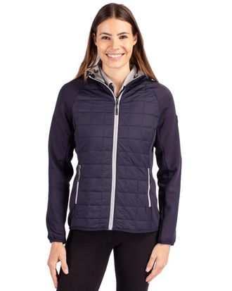 Cutter & Buck Rainier Primaloft Womens Eco Full Zip Hybrid Jacket