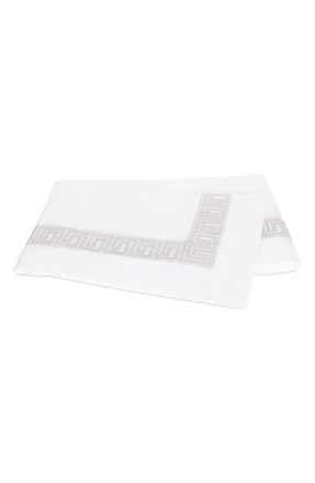 Matouk Ophelia 520 Thread Count Flat Sheet in Dune at Nordstrom, Size King