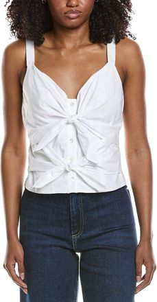 Toccin Dana Tie Front Top