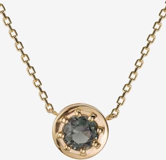 GbyG Halskette aus Gelbgold Tourmaline