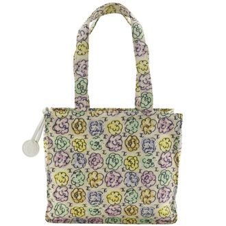 Chanel Ivory White Nylon Handbag Tote Bag (Pre-Owned)