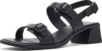Camper Kora Sandals Womens Dress Sandals Black : EU 36 (US Womens 6) B - Medium, Leather