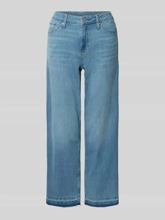 s.Oliver Red Label Straight Fit Jeans aus Baumwoll-Mix Modell KAROLIN in Jeansblau, Gr&ouml;&szlig;e 34