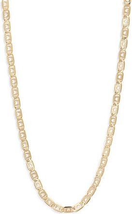 JENNY BIRD Bobbi Heart Link Chain Necklace in High Polish Gold at Nordstrom