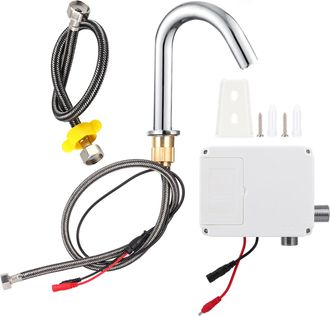 Infinite Grifo Autom&aacute;tico De Inducci&oacute;n Infrarroja Con Unidad De Control, Rosca G1/2 Pulgada, Perfil Bajo, Acero Inoxidable, 4 Pilas Aa (no Incluidas)